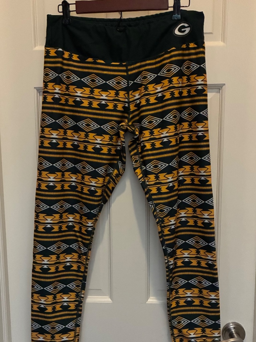 NFL TEAM APPAREL GREEN BAY PACKERS LEGGINGS JUNIOR XL